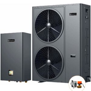 Інверторний тепловий насос для дому Aquaviva Plus 16 (15.57 кВт), циркуляційний насос + триходовий клапан