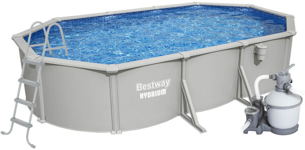 15833_1_1.jpg Збірний басейн Bestway Hydrium 56369 (610х360х122 см) з пісочним фільтром, драбиною та тентом
