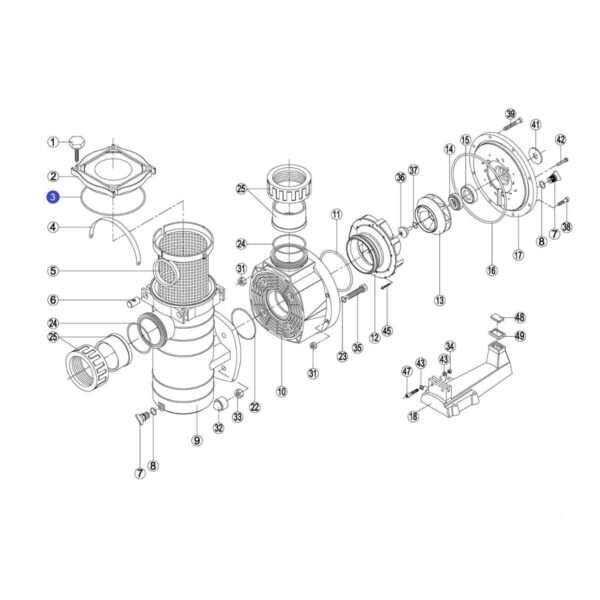 Ущільнююча прокладка кришки KAN/KT RBH0011.06R (RPUM0003.07R)