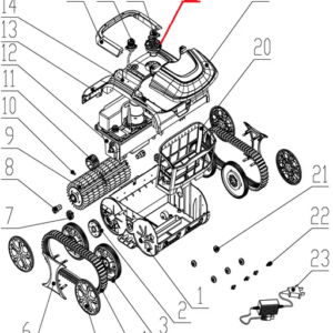 Водовипуск до пилососа Wybotics WY200, (Water outlet№18/WY200)