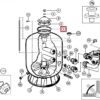 Затискний хомут Hayward для фільтра S0310T/S0360T/S0310Se/S0360Se (SX0310N)