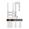 Сходи для басейну Emaux Muro MUF515-SR (5 сходинок), AISI-304