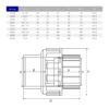 Муфта розбірна ПВХ Hidroten ВР 1002034, перехідна, d2"1/2-75 мм