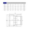 Муфта ПВХ Hidroten ВР, 1002015, перехідна, d63х2"