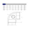 206_ua_1.jpg Коліно ПВХ Hidroten "AIR L" 1001616, 90°, з металевим кільцем, d63-1/2"