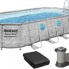 20853_0.jpg Каркасний басейн Bestway 56716 (549х274х122 см) з картриджним фільтром, драбиною та тентом