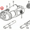 Насадка під щітку для пилососа Kokido Telsa EV30CBX/EU (Прозорий контейнер)