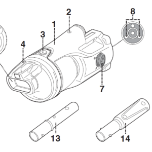 23096_1.png Набір із 3 коліс Kokido для пилососа Telsa EV30 (EV30-ASM07/GRY)