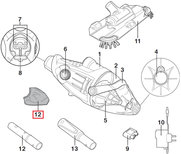 Мішок фільтра Kokido для пилососа Voltera 25 EV25CBX/EU (EV25-09)