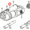 Блок мотора з акумулятором Kokido для пилососа Telsa 30 EV30-ASM01/21