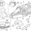 Заслінка клапана зливу води Kokido для пилососа Voltera 75 EV75CBX/EU із сіткою фільтра