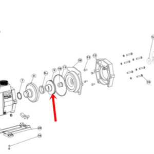 Крильчатка насоса Hayward RS3016, 1.5 НР (SPX3016CE)