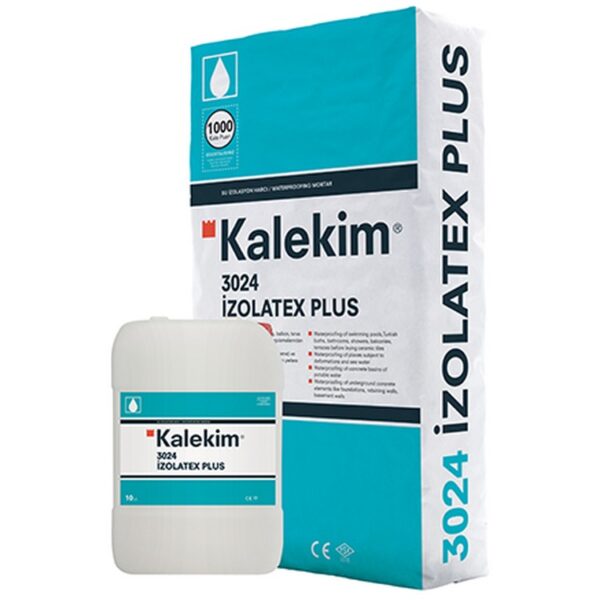3024izolatexplusset_1.jpg Супер еластична полімерна емульсія Kalekim Izolatex Plus 3024 (10 л)