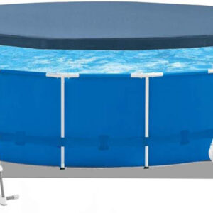 Каркасний басейн Intex 28242 (457х122 см) з картриджним фільтром, драбиною, підкладкою і тентом