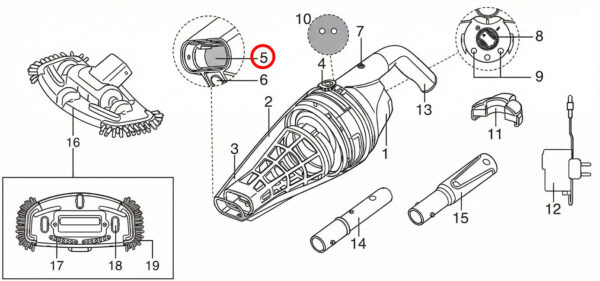 Клапан Kokido для пилососа Telsa EV50CBX