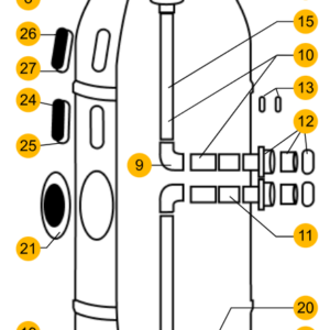 Прокладка кришки фільтра Aquaviva AP 450-930 мм