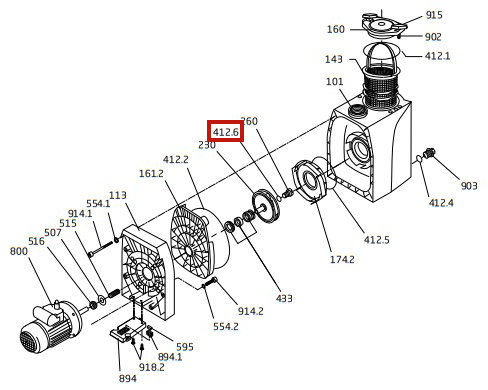 33952-1.webp Ущільнююче кільце гайки крильчатки Viton Speck BADU Resort 30-110 (292.3541.222)