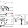 Лінза прожектора Emaux серії LED/UL-TP100 прозора 1040211