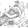 Клапан зливу води Kokido для пилососа Voltera EV56