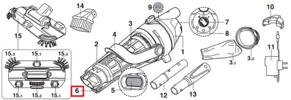 Клапан зливу води Kokido для пилососа Voltera EV56