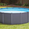 40132-2.jpg Каркасний басейн Intex 26384 GRAPHITE GRAY (478х124 см) з пісочним фільтром, драбиною, підкладкою і тентом