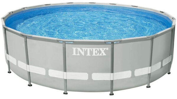 Каркасний басейн Intex 26756 Premium (610х132 см) з картриджним фільтром, драбиною, підкладкою і тентом