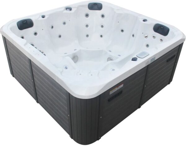 40295aquajoy_riviera_2__1.jpg СПА-басейн Aquajoy Riviera (200х200х90 см), сріблясто-білий мармур, з динаміками та LED-підсвічуванням