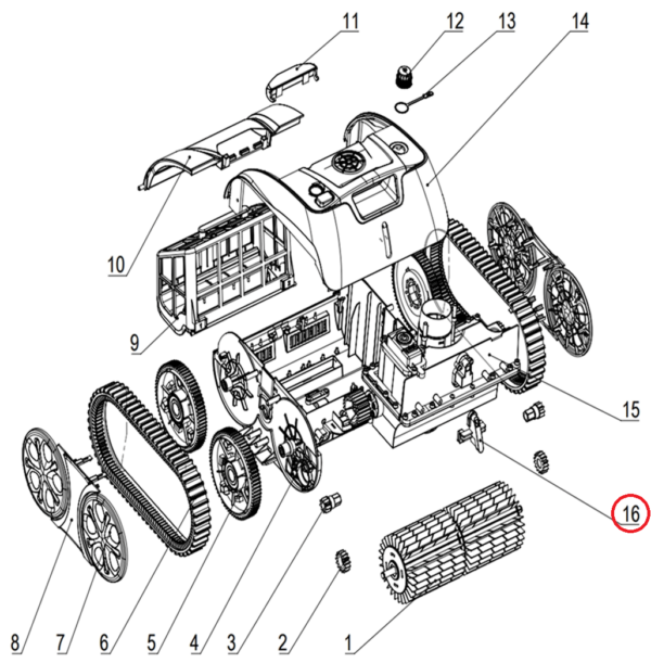 41713.png Зовнішній світлодіодний індикатор до пилососа Aquajoy Cyclone C1 Pro (S.OS7010.23.A.002)
