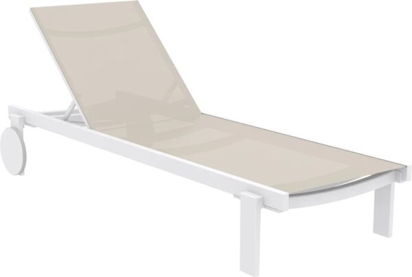 42326_1.jpg Шезлонг Aquajoy Casablanca, білий із сіро-коричневим