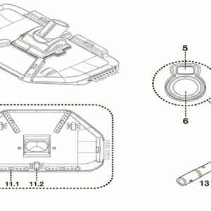 42539_1.png Насадка під щітку Kokido для пилососа Telsa EV033 (прозорий контейнер)