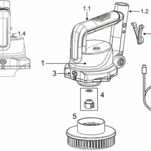 42551_00.jpg Кріплення V-подібне (кліпса) Kokido SCRUBBY