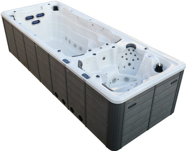 42723_00.jpg Плавальний СПА-басейн Aquajoy Equilibrium (580х220х150 см), Сріблясто-білий мармур
