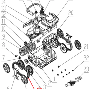 Ремінь до пилососа Wybotics WY200, (Belt №4/WY200)