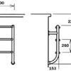 5185_1_1.jpg Сходи для басейну Flexinox Two-Pieces Electropolished (3 сходинки), AISI-316L (нижня частина)