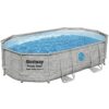 56946_1.jpg Каркасний басейн Bestway 56946 (488х305х107 см) з пісочним фільтром, драбиною та захисним тентом
