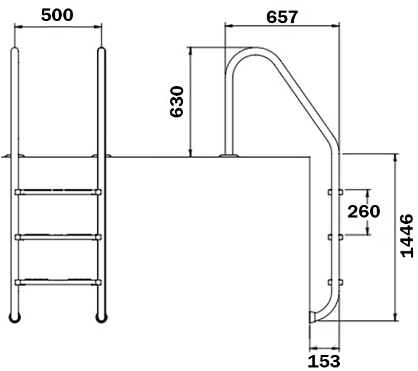 6525_1_1.jpg Сходи для басейну Flexinox Standard Electropolished (5 сходинок), AISI-316L