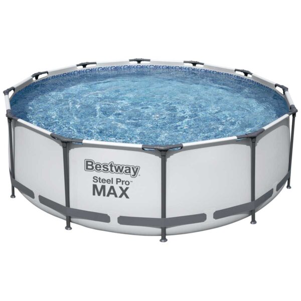 7491_7424.jpg Каркасний басейн Bestway 56420 (366х122 см) з картриджним фільтром, тентом і драбиною