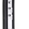 Душ сонячний Aquaviva Hybride Dada Curve алюмінієвий з мийкою для ніг, антрацит DS-D363NX, 40 л