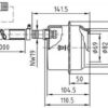 780_11.jpg Закладна прожектора Fitstar 4250051, LED 4х3 Вт, бронза, для солоної води