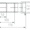 7920050_1_.jpg Комплект подовження Fitstar 7920050 для протитечії Junior, 170 мм