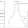 87143418n_1.png Сходи для наземних басейнів Flexinox 87143418N (4 сходинки), AISI-304