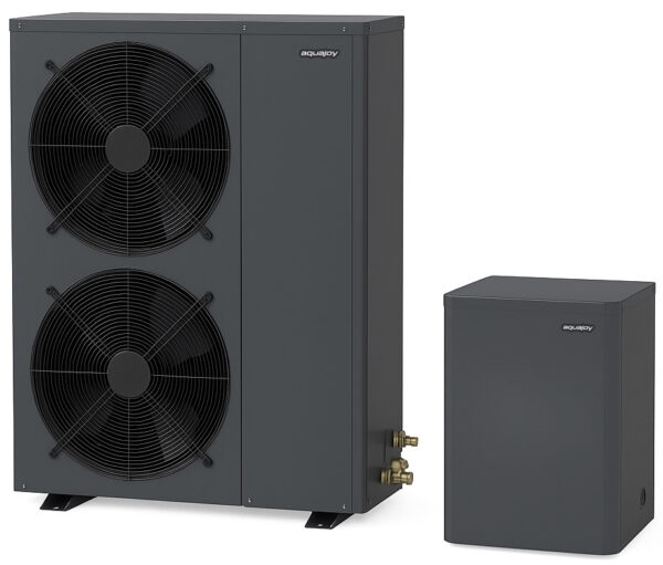aquajoy_comfort_15-18__3.jpg Інверторний тепловий насос для дому Aquajoy Comfort 18 (18 кВт), циркуляційний насос + триходовий клапан