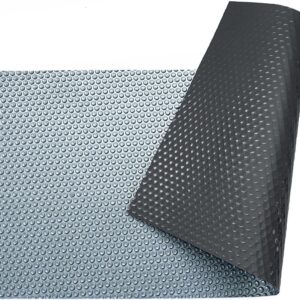 Солярне покриття Aquajoy Platinum Bubbles Gray 500 мкм, ширина 7.5 м (30 пог. м), сріблястий/сірий