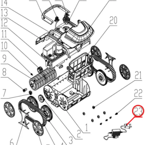 Зарядний пристрій до пилососа Wybotics WY200, (charger №23/WY200)