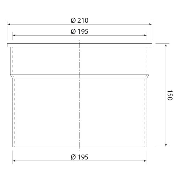 dimensions1_3195.jpg Подовжувач для скімера Hayward Premium і Design