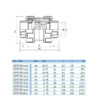 effast_cdrcvd_plan_1_8.jpg Зворотний клапан ПВХ Effast CDRCVD1100 пружинний, d110 мм