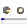 effast_dim_rgrbnd.n_19-08_1.jpg Муфта ПВХ Effast RGRBND063G.N перехідна із зовнішньою різьбою, латунь d63x2"