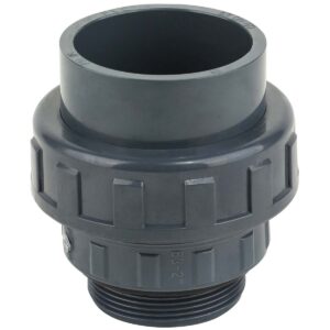 Муфта ПВХ Kripsol EHM20 63.C розбірна, із зовнішньою різьбою d63х2"