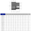 file_185.jpg Муфта-втулка ПВХ Effast RDRRLD225Q перехідна, d225x200 мм
