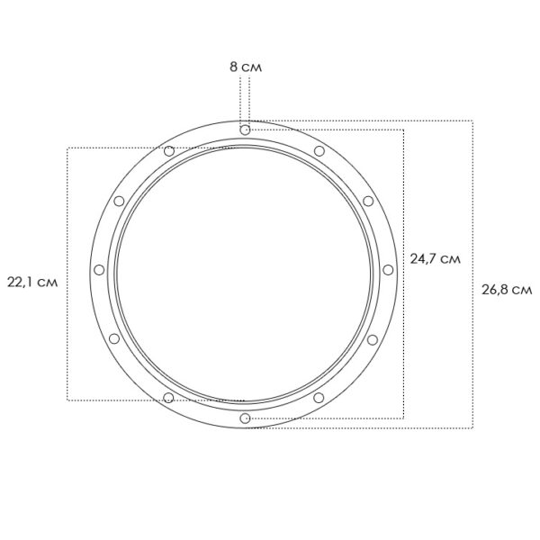 file_57_1.jpg Гумова прокладка під 6-позиційний кран для фільтра Emaux V700B – V1200 та під кришку S700B – S900 (2011126)